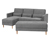 Federkern Eck-Schlafsofa »Jenna«, grau - Grau