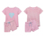 2 Shorty-Pyjamas aus Bio-Baumwolle