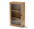 Wandschrank mit Riffelglastür