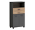 Highboard »Katta«, 2 Türen, 2 Schubladen, anthrazit