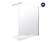 Breuer®-Dusche »Entra« – Duschwand, alleinstehend, Klarglas, 120 und 140 cm - Glas