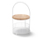 Etagere mit Brotkorb