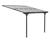Terrassenüberdachung, Breite ca. 313 cm, anthrazit - Schwarz