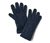 Strickfleece-Handschuhe, dunkelblau - Dunkelblau meliert
