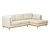 Ecksofa »Larsen«, beige, rechts
