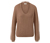 Grobstrick-Pullover mit Wolle, beige