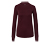 Funktionsshirt mit Merinowolle, rot - Rot meliert