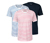 3 T-Shirts mit Rundhalsausschnitt