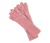 Strickhandschuhe mit Wolle, rosé - Roséfarben meliert