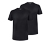 2 T-Shirts, schwarz