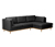 Ecksofa »Larsen«, anthrazit, rechts
