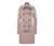 Klassischer Trenchcoat, roséfarben