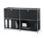 Sideboard Metall »CN3« mit versetzbaren Klappenfächern, schwarz - Matt schwarz