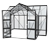 Vitavia Gewächshaus, 13 m², inkl. Fundamentrahmen