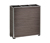 Oberfläche braun<br>Kanten silberfarben