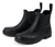 Gummistiefeletten, schwarz