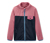 Fleecejacke aus recyceltem Material, rosa-dunkelblau