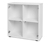 Regalmodul »Flemming«, ca. 75 x 75 cm, mit Glastüren, weiß