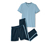 3-teiliges Pyjama-Set - Bis Größe L 52/54