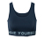 Seamless-Sport-Bustier, blau - Blau