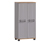 Highboard »Jelda«, platingrau und Eiche-Dekor