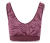 Seamless-Sport-Bustier, pflaume - Pflaume