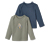 1x mittelblau, 1x khaki mit Raketen-Print
