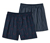 2 Flanell-Boxershorts, Alloverprint und gestreift