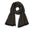 Strickschal mit Glitzergarn