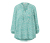 Bedruckte Tunika-Bluse, aqua - Aqua-cremeweißer Alloverprint