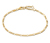 Armband, 925 Silber, 23 Karat vergoldet