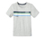 Grau meliert mit Colourblock in 4 Farben