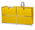 Sideboard Metall »CN3« mit 4 Klappfächern, gelb
