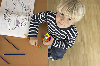 Achten Sie bei Kindersachen auf robuste Materialien.