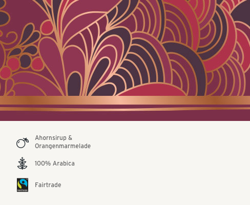 Qbo Premium Coffee Beans Kooperative Homa mit Anklängen von Ahornsirup und Orangenmarmelade