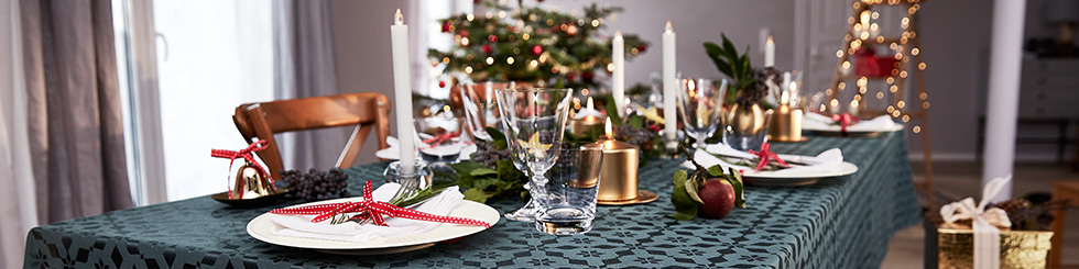Weihnachtliche Tischdeko