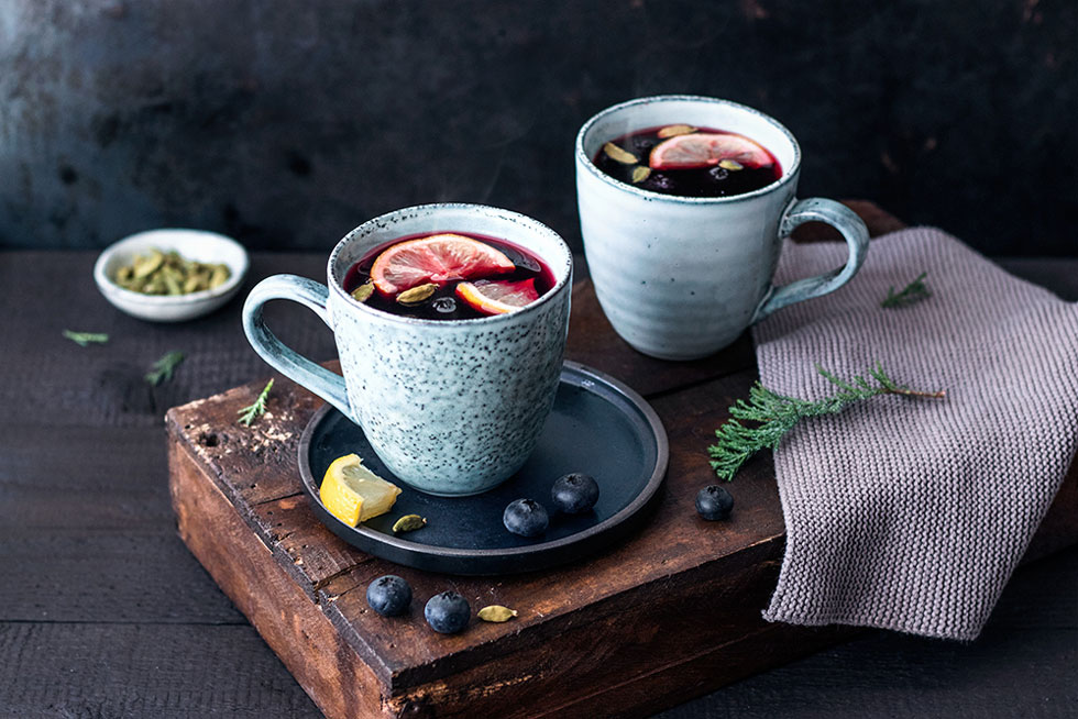 Rezept für Blaubeer-Glühwein