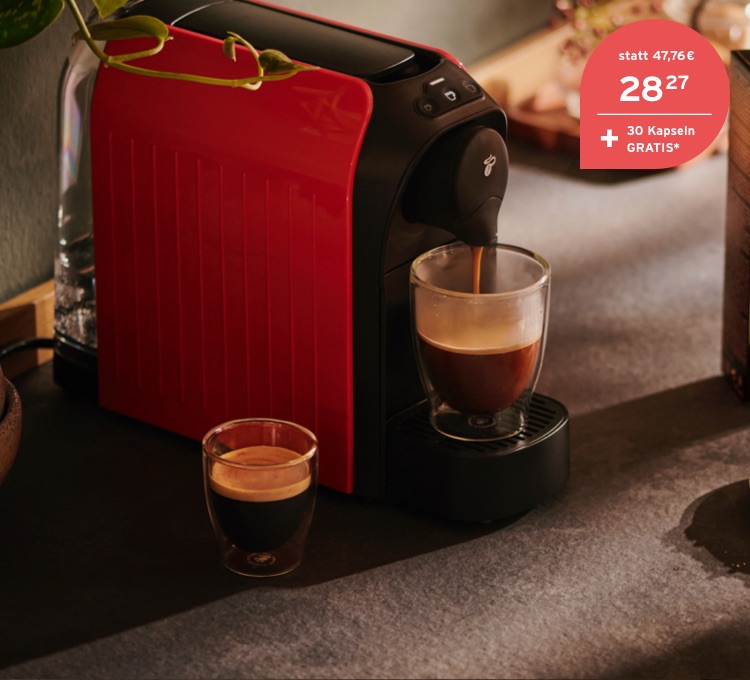 Die Cafissimo easy in Rot