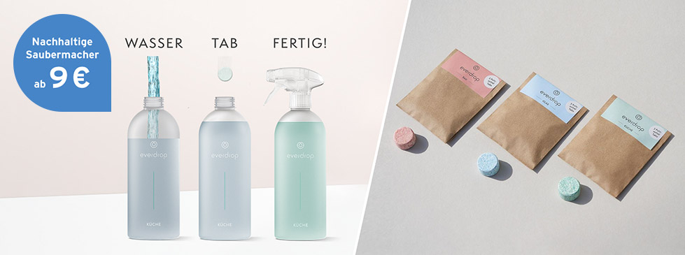 Tschüss Plastik, hallo Putzmittel-Tabs!