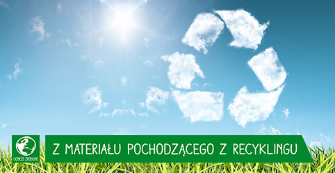 Z materiału pochodzącego z recyklingu