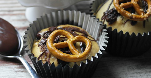 Tuzlu Kraker ve Nutella'lı Muffin