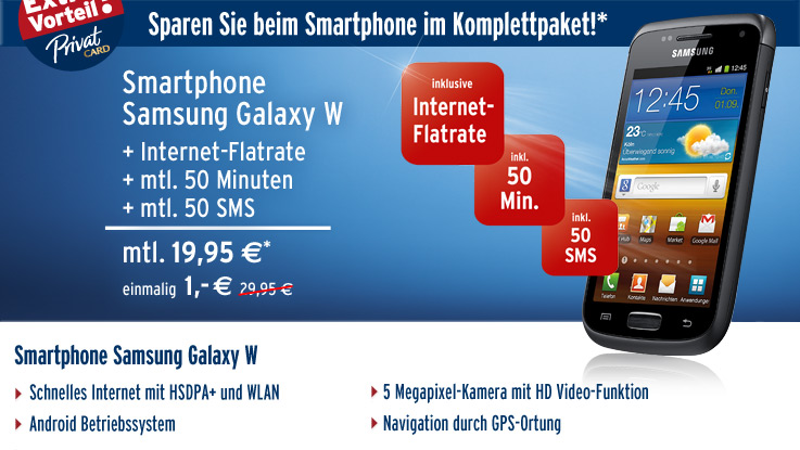 Sparen Sie beim Smartphone im Komplettpaket