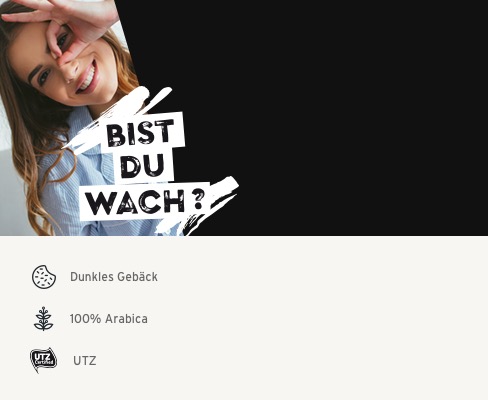 For Black 'n White, UTZ zertifiziert, 100% Arabica, Geschmack: Dunkles Gebäck