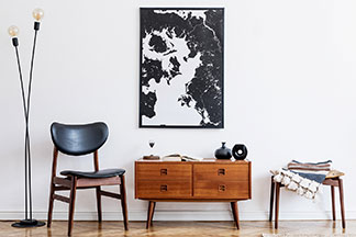 Kommoden im Vintage-Stil bringen Gemütlichkeit ins Zuhause.