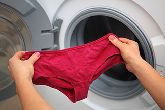 Wie heiß Sie Ihre Pantys waschen können, kommt auf das Material an.