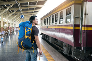 Ein Rucksack darf als Reiseaccessoire nicht fehlen.
