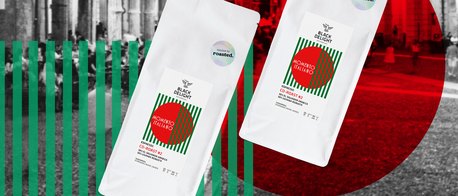 2 Packungen Momento Italiano Co-Roast #2 Espresso