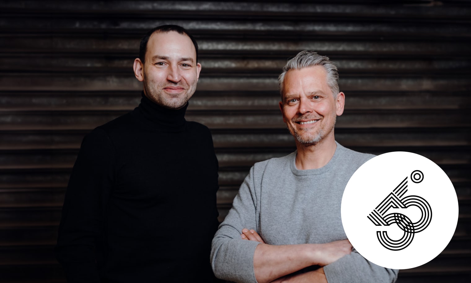 Das Team und Logo der Rösterei 55 Degrees
