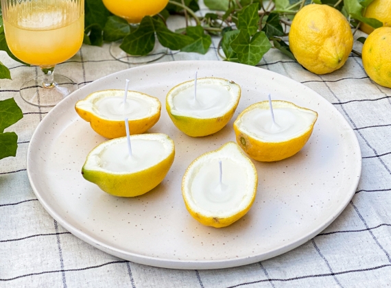 Citronella Kerzen selber machen Schritt 10