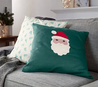 Wohnzimmerdekokissen für Weihnachten